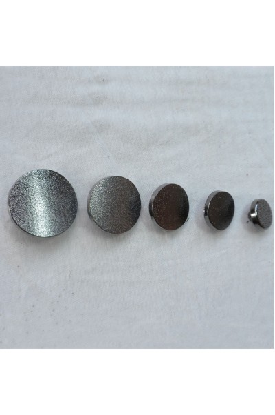 TB-TOYI 服裝輔料 大衣紐扣 金屬細磨砂 玫瑰金 休閑扣子 風衣合金紐扣 1.2cm 1.5cm 1.7cm  2.1cm  2.5cm 正面照